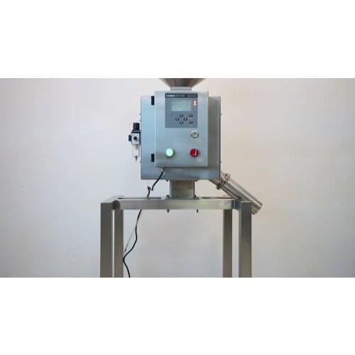 Vertical Pipeline Metal Detector Gravity for Food Plastic Industry