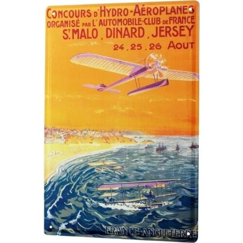 SINCE 2004 Tin Sign Metal Plate Decorative Sign Home Decor Plaques Airplane Airport Air Show
