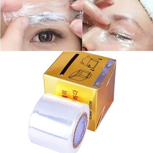 1 Roll 42MM*200M Microblading Plastic Tattoo Wrap Disposable Preservative Film Eyebrow Tattoo Accessories for Permanent Makeup