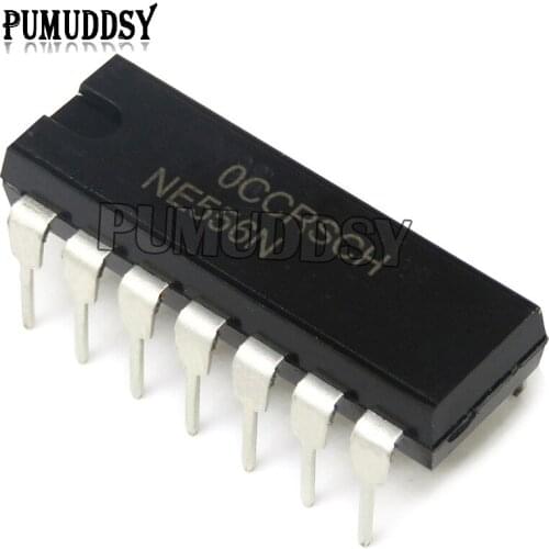 10PCS NE556N DIP14 NE556 DIP 556N DIP-14 New And Original IC