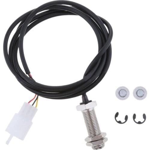 1X Sensor Cable + 2X Magnet Wires For Motorcycle Digital ATV Odometer Speedometer Accessories Replacement X37F