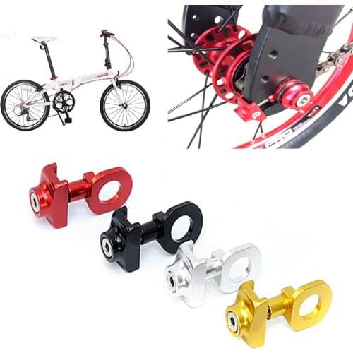 2018 Ultralight Aluminum 14 inch BMX Folding Bike Chain Tensioner Fastener Chain Adjuster for BYA412 DIY Modification Special