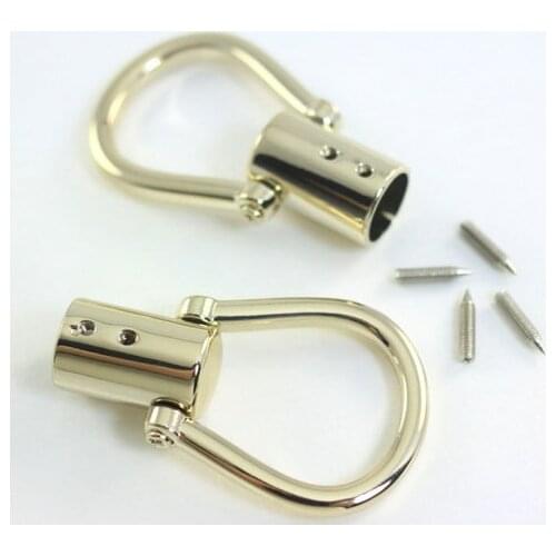 30 Pcs/lot 12mm inside wide Nickel Belt Stopper End Stopper Rope stopper Bag Accessory supplier