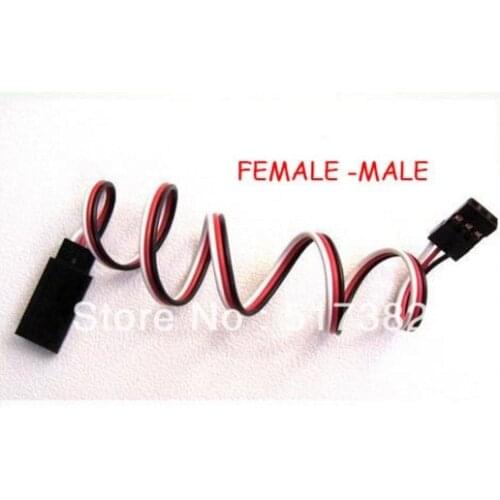 Free shipping 15cm high quality servo extension cable 30 core wire cable female to male for Futaba JR
