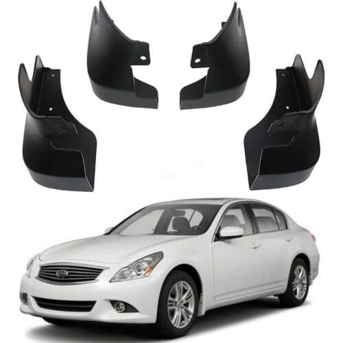 Front Rear Mud Flaps Splash Guards for 2007 2008 2009 2010 2011 2012-2015 Infiniti G G25 G35 G37 Q40 V36 Mudguards Auto Fenders