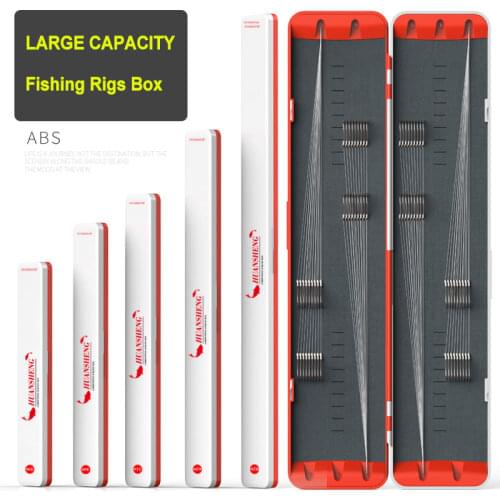 2 Layer Carp Fishing Rig Tackle Box Portable Stiff Hair Rig Storage Boxes For Fishing Line Hook Multi-Function Equipment X632D