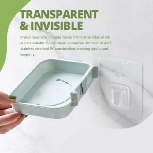 Double Sided Adhesive Wall Hooks Universal Powerful Snap Wall Household Waterproof Multi-function Button Hook Seamless Hook