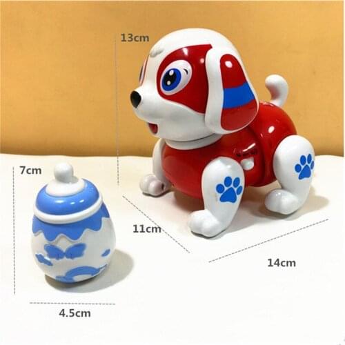 Electronic Pet Dancing Dog Robot Toy Talking Dog Walking Dog with Feeder Kids Gift For Birthday Elctronic Toy for Boys