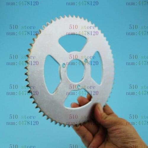 T8F 64T Tooth 35mm Chinese Pocket Bike Steel Rear Chain Sprocket For 2 Stroke 47cc 49cc Goped Scooter Mini Moto Kids ATV Quad