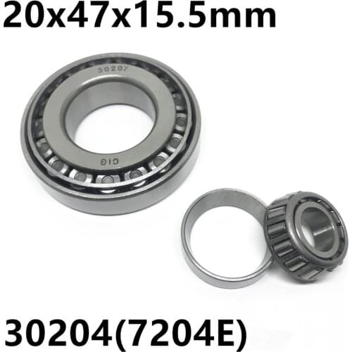Taper Roller bearing 30204 7204E 20x47x15.5 mm High quality
