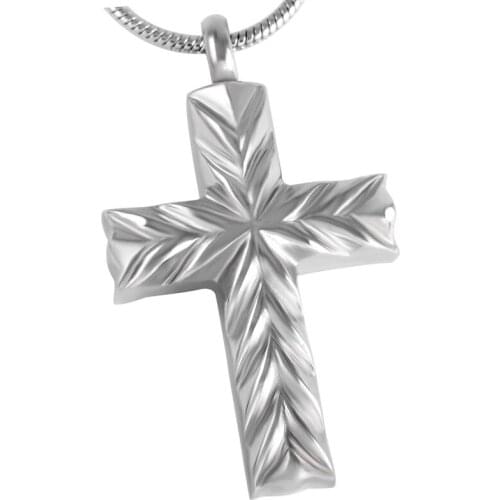 Cross Keepsake Urns Memorial Jewelry for Pet/Human Ashes Holder Cremation Urn Pendant Necklace Unisex Accessories