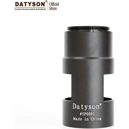 Datyson Metal Telescope T-ring Adapter for SLR with Spotting Scope Connect Camera Adapter Photography Sleeve M42 Thread