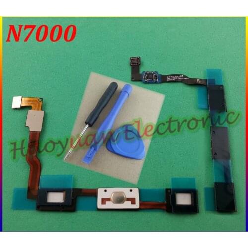 New Original Keyboard Signal Home Button Menu Light Sensor Flex Cable Ribbon For Samsung Galaxy Note i9220 N7000+Open Tool