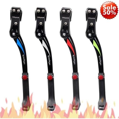 Aluminum Alloy 24-29" Kickstand For Mountain Bike Adjustable Length Quick Release Bike Support Leg Foot Rack Bicycle Kickstand