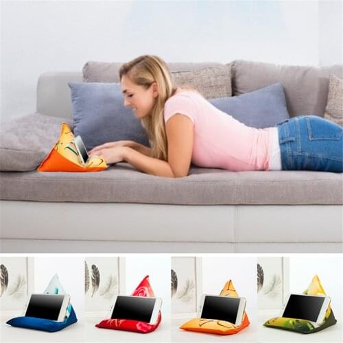 Stand Pillow Mobile Phone Holder Lazy People Soft Portable Cushion Bean Bag Tablet Stand Holder Stand Lap Rest Cushion For Lapto