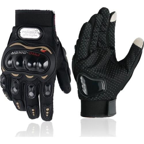 PRO-BIKER Motorcycle Gloves Luvas Guantes Moto Motocross Breath Full Finger Racing Motorbike Bicycle Glove Protective Gears