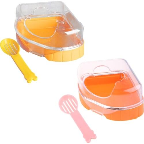 Hamster Plastic Bathroom Bathing Sand Container Sandbox for Small Pets Animal