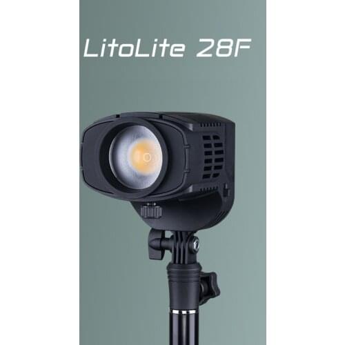 NanLite Litolite 28F LED COB Light 28W Dimmable Adjustable Focus Photography Lighting for Studio Camera Photo Video Spotlight