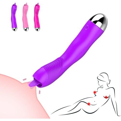 EXVOID Vibrators for Women Clitoris Stimulator Oral Licking Vagina G-spot Massager 12 Speeds Tongue Vibrator Sex Toys for Women
