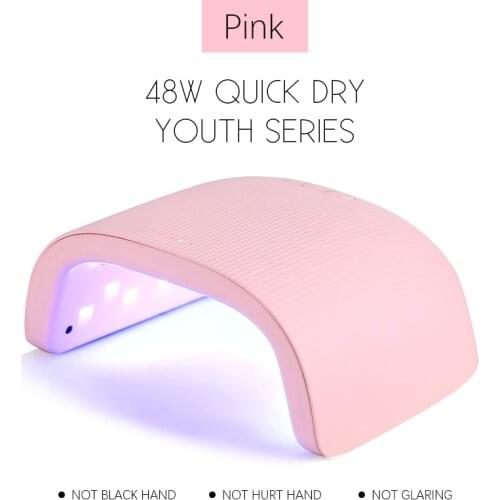 Hight Quality 48W Nail Dryer UV LED Nail Lamp Gel Polish Curing Lamp with Bottom 30s/60s/90s Timer Lamp for Nail Gel Polish df