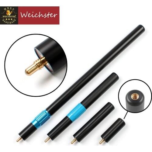 Weichster Snooker Pool Cue Long Telescopic Extensions Mini Butts 4 Models a Set