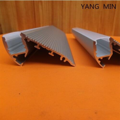 Free Shipping Stair step aluminium led lighting profile/Aluminium step light 2m/pcs 100m/lot