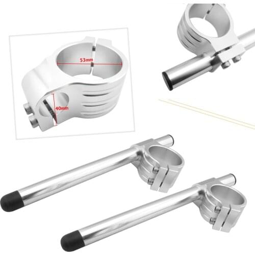 Clip-on Handlebars Fork Tube Riser for Aprilia Ducati Mille/Falco/Tuono/RSVR 748/749/848/916/996/998/999/1098/1198 StreetFighter