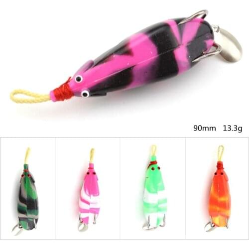 1pcs new Frog Frog Bait 90mm 13g Two-tone soft tube bait japan plastic fishing lures frog artificial soft bait High Quality lure