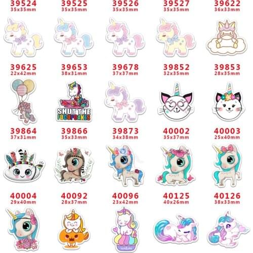 10 Pcs Cartoon Planar Resin Cabochons PR39524