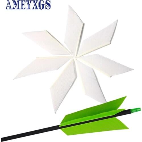50pcs Archery Arrow Feather 3/8/9cm Turkey Feathers Left Wing Vanes Fletches Fit Carbon Wooden Arrow DIY Shooting Accessories