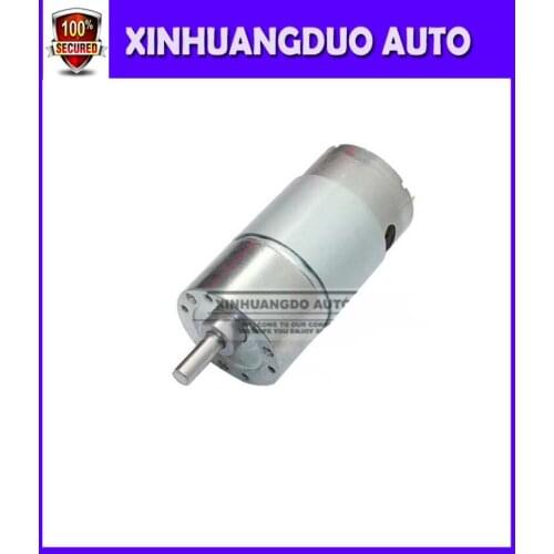 6V / 30W 0.8A high torque miniature DC gearmotor, low speed high torque adjustable speed / reversible power tool JGB37-550 motor
