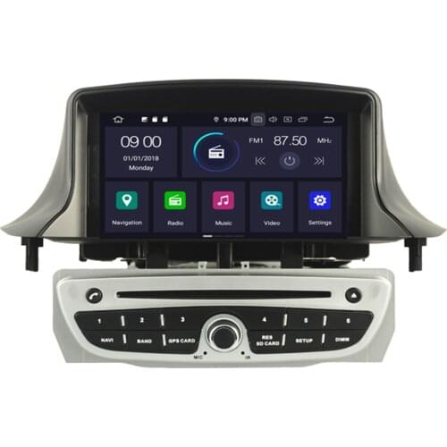 7" HD Android 10 Car DVD For Renault Megane 3 2009 2010 2011 2012 2013 2014 2015 Fluence Radio WiFi GPS Navigation Rear Camera
