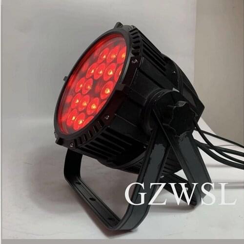 8pcs/lot 18*18w RGBWA+UV 6-IN-1 high LED water proof led par light