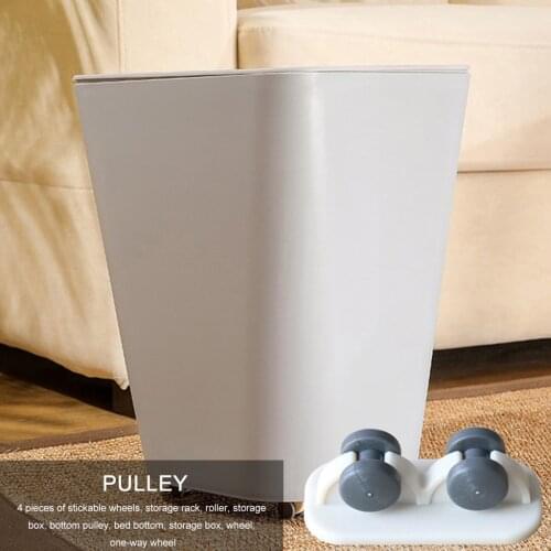 8PCS Swivel Casters Universal Wheel Roller for Cabinet Storage Box Noiseless