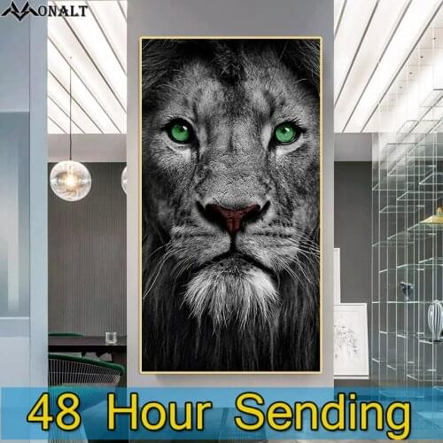 African Wild Lion Poster Animal Black & White Picture Canvas Painting Room Decoration Nordic Abstract Art Poster And Prints