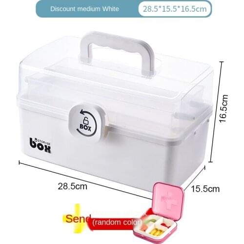 Medicine Box Family Pack Full Set Emergency Medical Case Large Capacity First Aid Medicine Storage Box