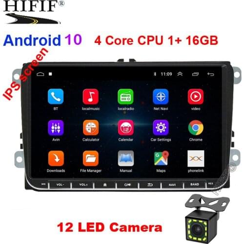 9"Android 10 Octa/Quad Core Car Player Radio GPS No DVD for vw Volkswagen Golf Plus Passat CC Touran Tiguan Sharan Skoda Seat