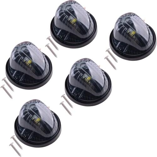 1 Set Black Car Smoke Cab Roof Top Marker Clearance Running Lights Fit For Chevrolet GMC C K Series 1973-1984 1985 1986 1987