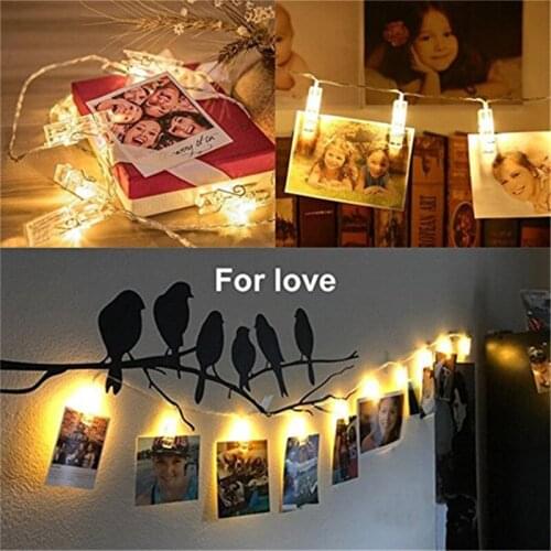 USB/AA Battery 3M Festoon For Photo Clip LED String Linghts Decoration For Wedding Holiday Christmas Garlanf Room Chain Lights
