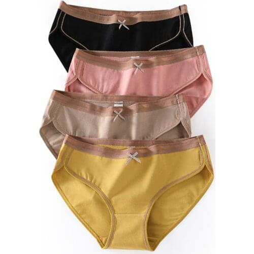 Cotton Woman Briefs Sexy Sports Panties Mulberry Silk Antibacterial Underpants Female Underwear Lingerie Dropshipping 3 Pcs/set