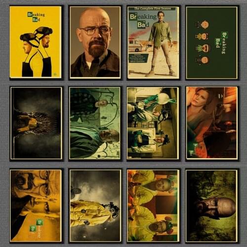 Breaking Bad movie retro Poster kraft wall paper High Quality Painting For Home Decor Wall Art Home/bar