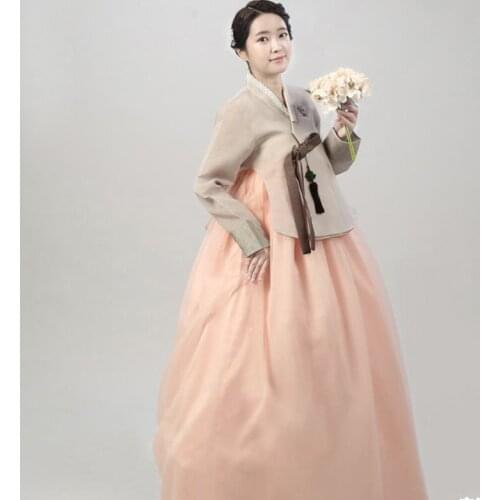Korean Traditional Folk Costumes Imported Fabrics Hanbok Palace Hanbok Exquisite Hanbok