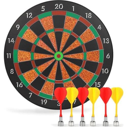 Magnetic Dart Board Set Safe Dart Board With Magnetic Darts Protective Easy Hanging Dart Board Set Parent-child Game Accessories