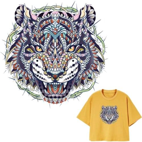 Animal Patch Summer T-Shirt Hat Clothes Heat Transfer Iron On Fashion Diy Accessory Stickers Iron On Patches