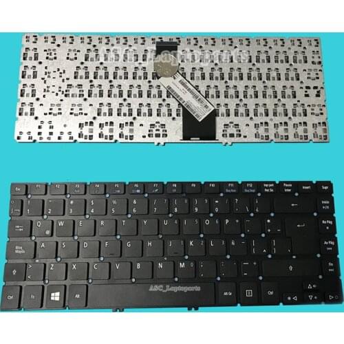 New Latin Spanish Teclado Keyboard for Acer Aspire V5-473 V5-473P V5-473G V5-473PG Laptop Black, NO Frame