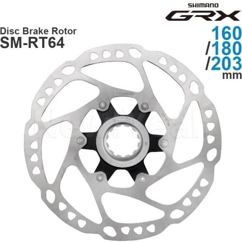 SHIMANO GRX 11-speed SM-RT64- CENTER LOCK - Disc Brake Rotor - 203/180/160 mm Original Parts