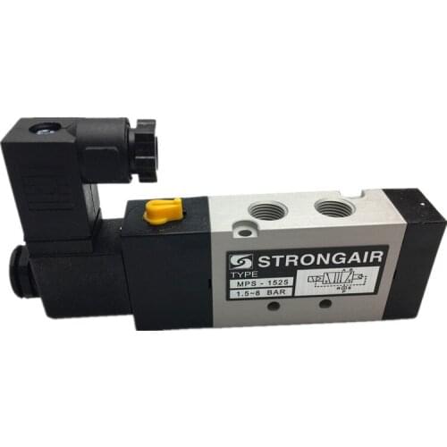 STRONGAIR Solenoid valve TYPE MPS-3525 1.5-8BAR AC220V DC24V MPS-1525 MPS-3525N-2 MPS-1526 MPS-1530 MPS-2525 Pneumatic Valve
