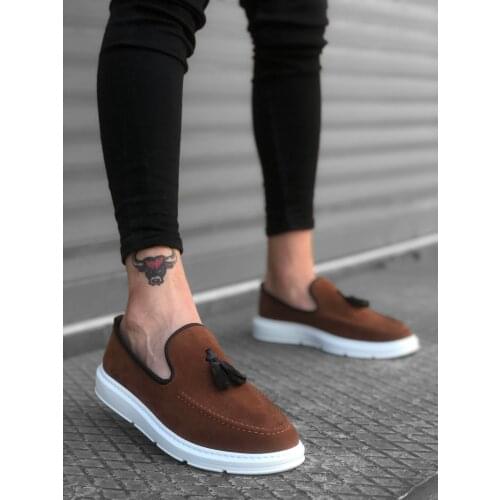 BA0005 Step-in High Base Classic Tassels Corcik Male Shoes