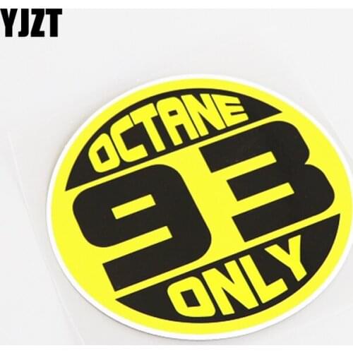 YJZT 13CM*13CM Fashion Reflective 93 ONLY Car Sticker PVC Decoration 13-0568
