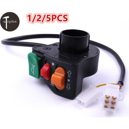 1/2/5PCS Headlight/Horn/Turn Signal Switch For Chinese&Japanese-manufactured 7/8" handlebars Motorcycle Scooter